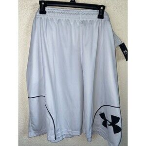 New Under Armour Men's 4XL Gym Basketball Perimeter Grey Shorts Loose 1370222